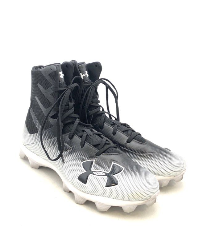 Under Armour Men s Black White Highlight RM Football Cleats Size 11