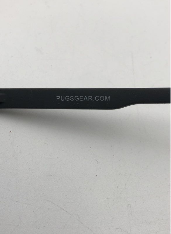 Pugs Men's Style #M6 Polarized Aviator Sunglasses Black