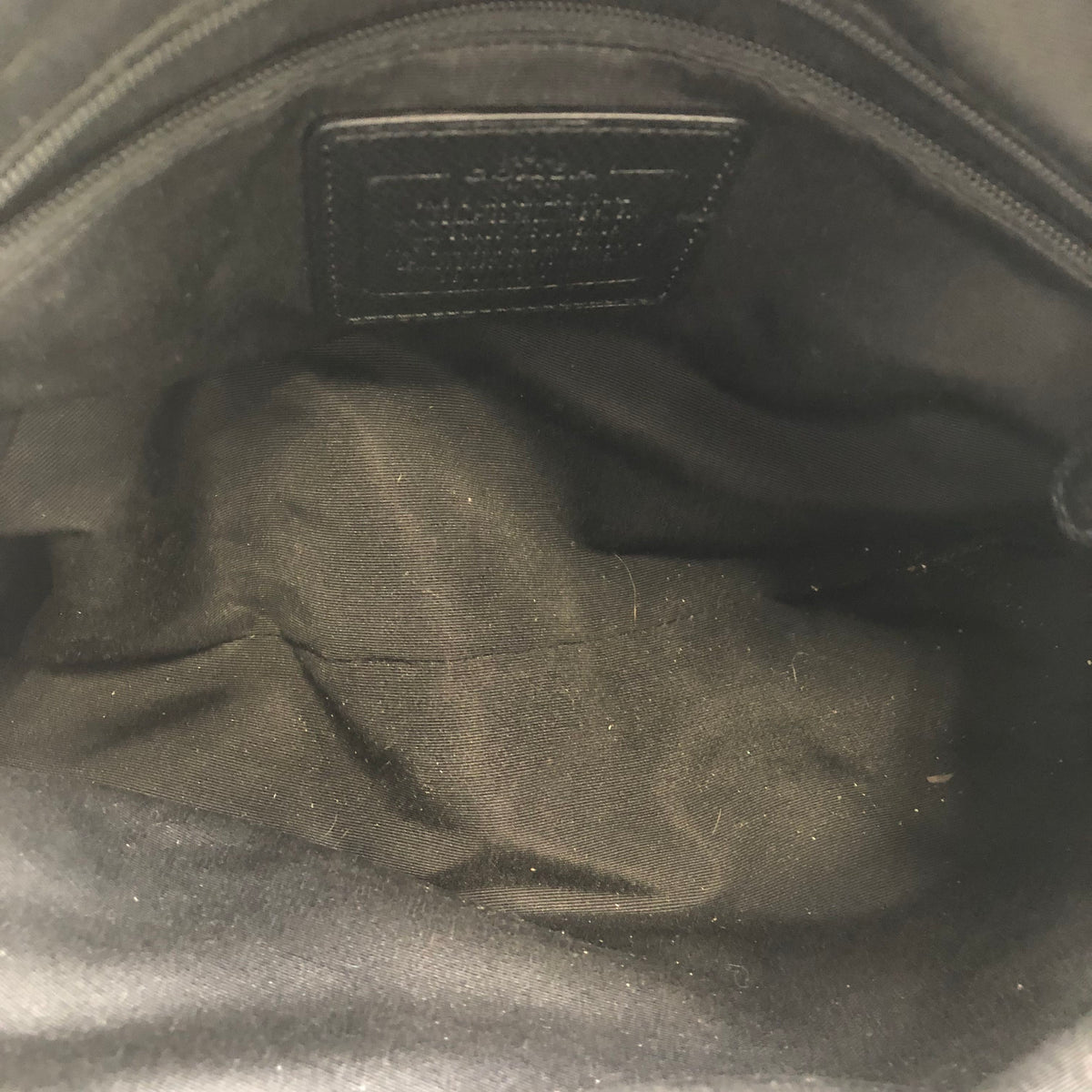 Coach Y2k Black\Brown Signature Print 'Christie Carry All' Tote Bag (+COA)