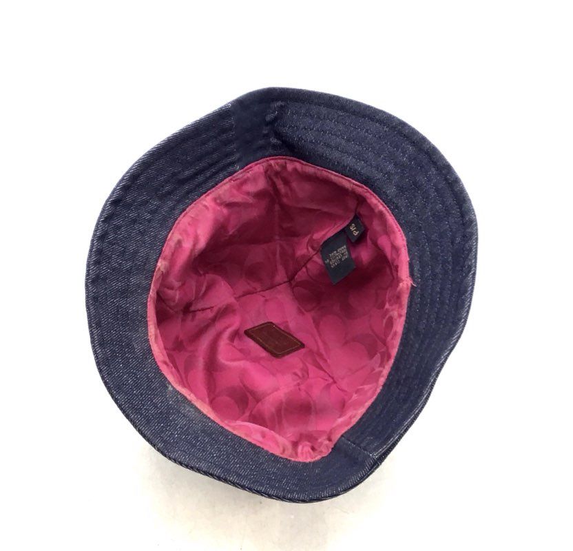 Coach Women&#39;s Blue Bucket Hat - Size P/S