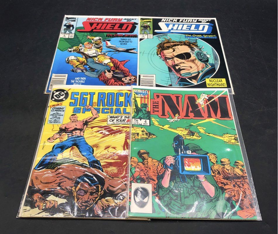 Comic Book Lot Marvel DC 1980s-90s Mixed Superhero War Approx 30 Comics