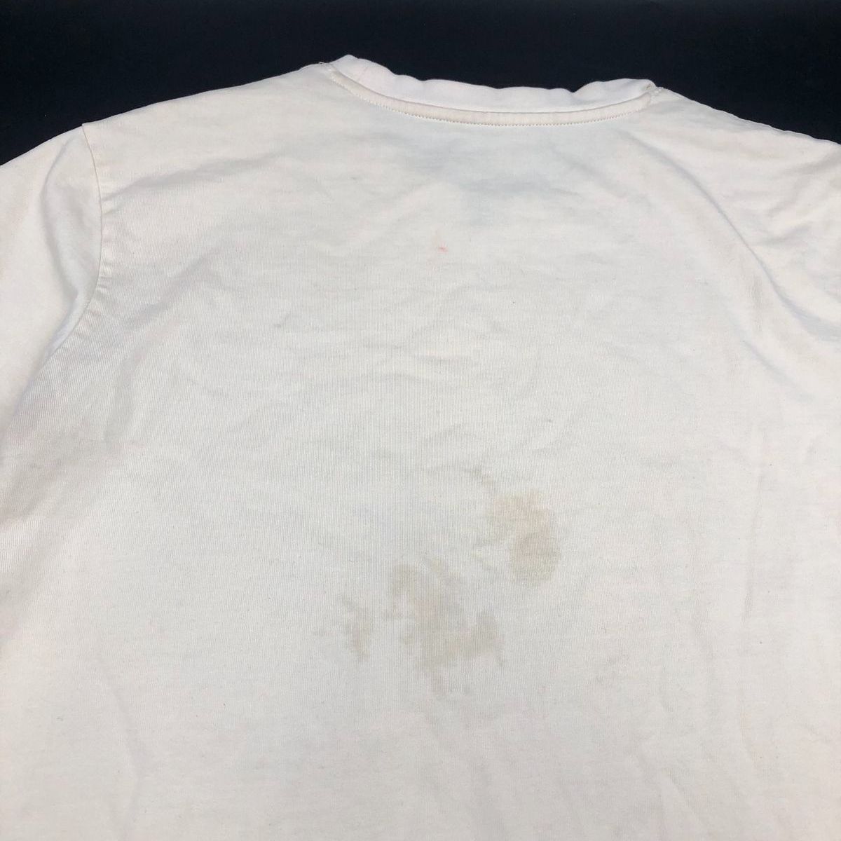 Gucci Inspired Men's Cream/Beige Cats & Dolls Print Designer T-Shirt - Size S