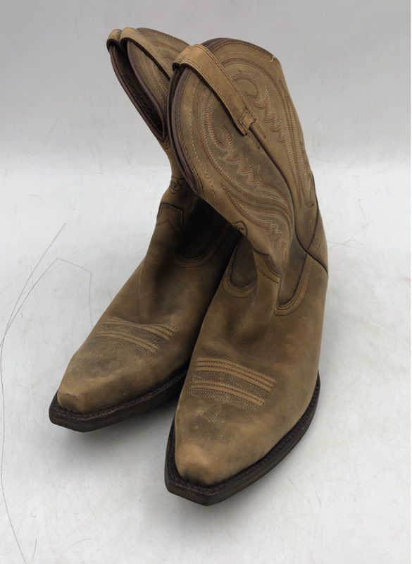 Ariat Women&#39;s Willow Western 10018606 Tan Leather Western Boots - Size 7B