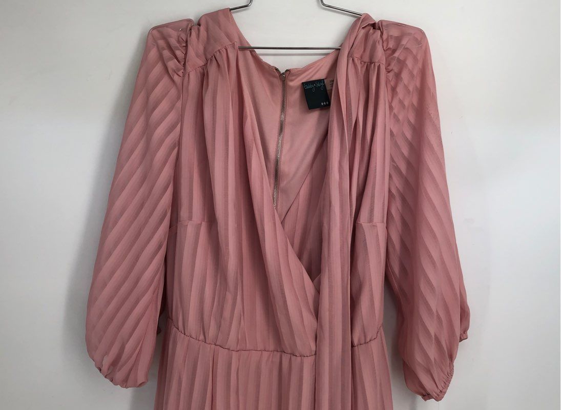 NWT Gabby Skye Women&#39;s Blush A-Line Dress - Size 20W