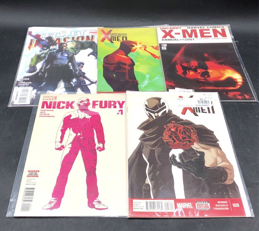 Marvel Comic Book Lot Modern Age Superhero X-Men Avengers 25 Comics