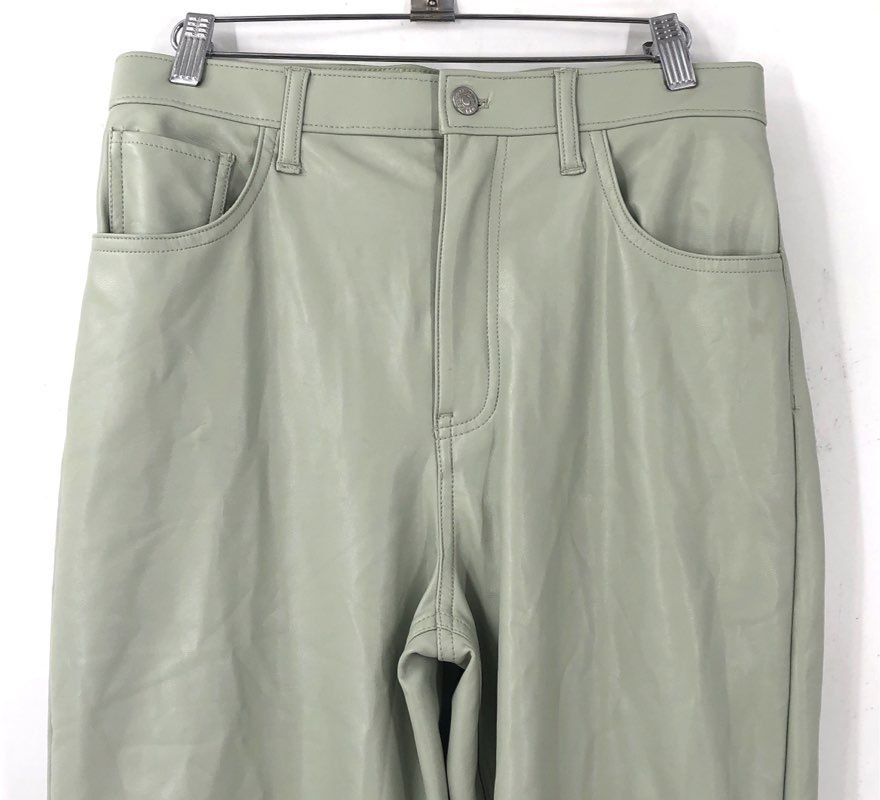 NWT Abercrombie & Fitch Women's Sage Green 90s Straight Ankle Pants - Size 29/8