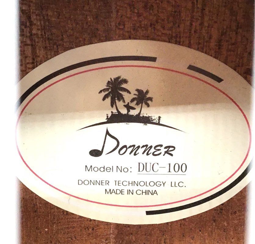 Donner DUC-100 4-String 18 Frets Concert Ukulele