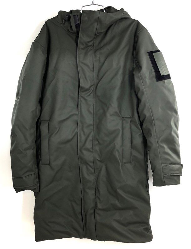 Rains Men's Olive Green Glacial Parka Waterproof Hooded Winter Jacket NWT Sz L