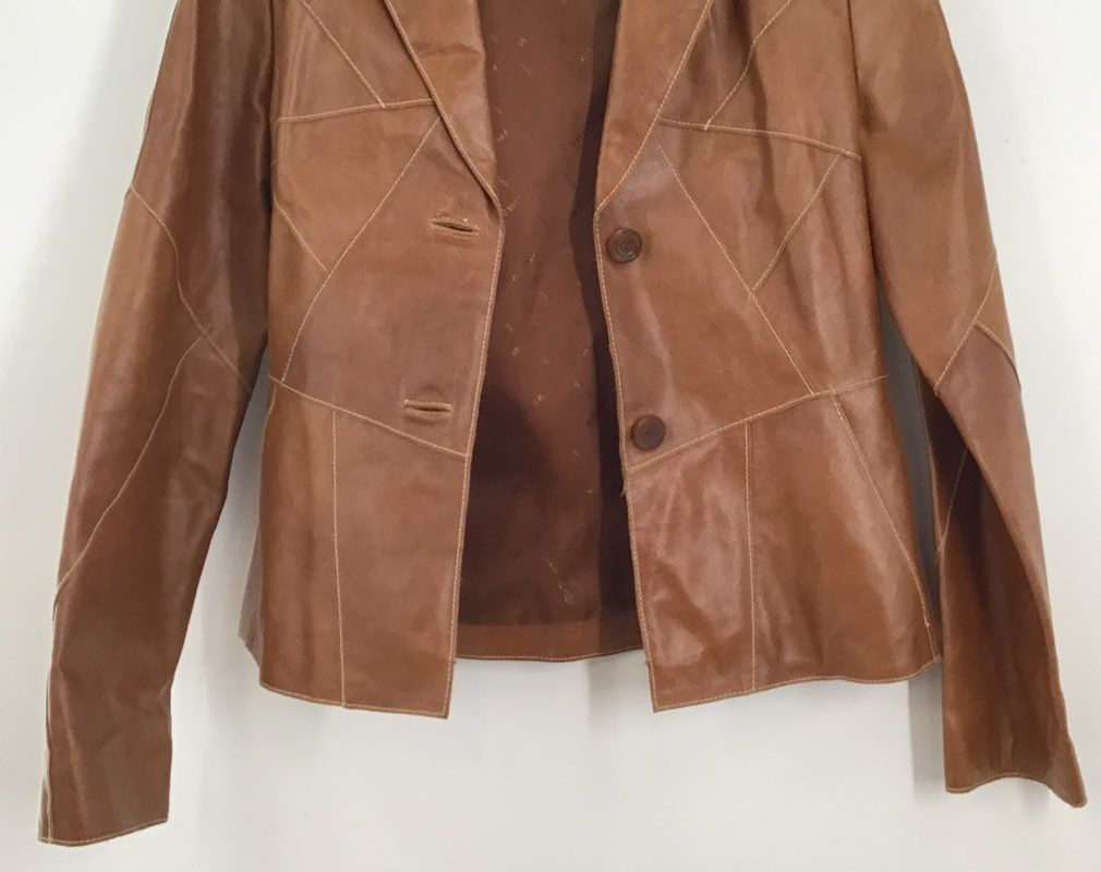 Wilsons Leather Maxima Women&#39;s Brown Blazer - Size S