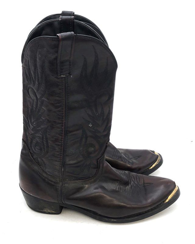 Laredo 12628 Dark Cherry Brown Western Cowboy Boots Men's Size 12 EW