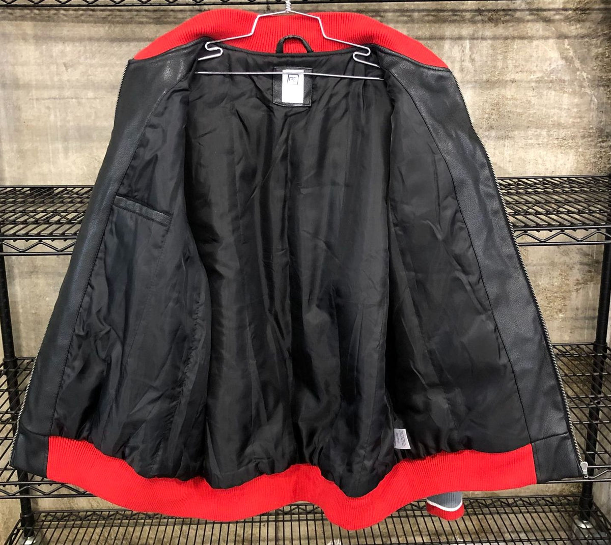 ProEdge Men's Alabama Crimson Tide Red/Black/Grey/White Varsity Jacket - Size L