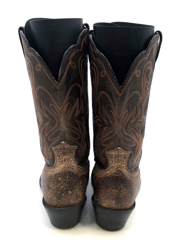 Ariat Heritage Distressed Brown Leather Western Cowboy Boots Women's Size 8B