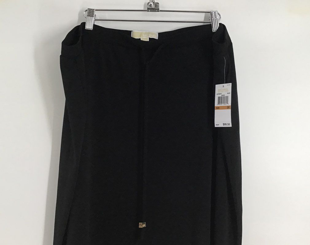 NWT Michael Kors Women&#39;s Black Maxi Skirt - Size 3X