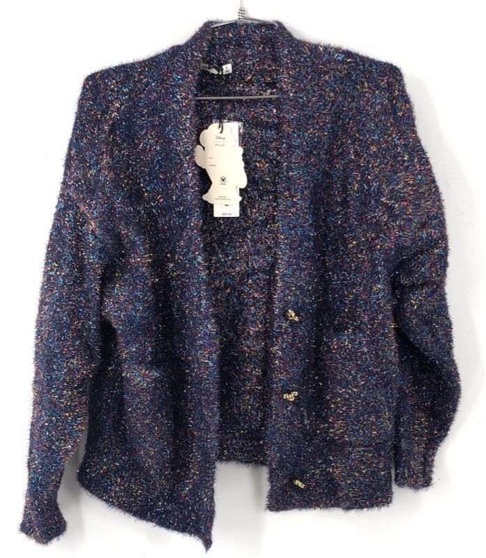 NWT Disney Women's Purple Cardigan Sweater - Size S