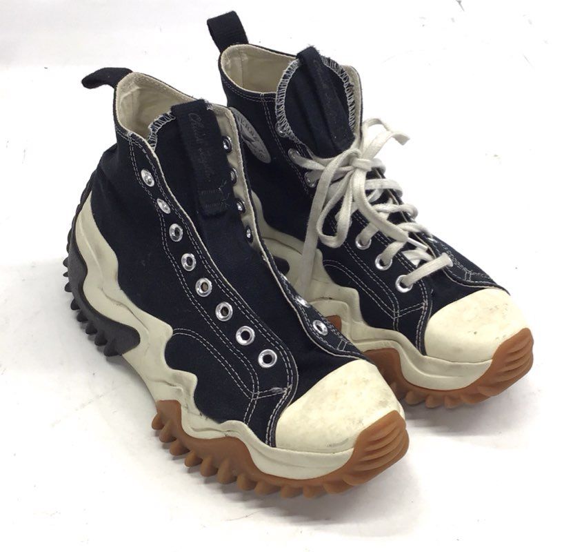 Converse Run Star Motion Hi Black White Gum Platform Sneakers Men 8.5 Women 10