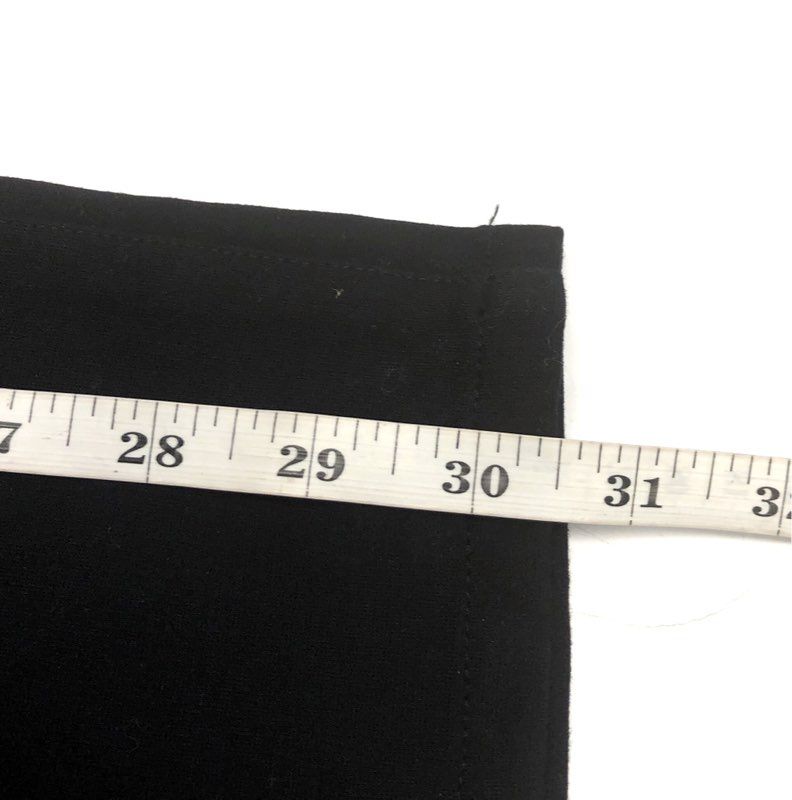PAIGE Women's Black Genuine Leather Stripe Skinny Stretch Ponte Pants Sz 31
