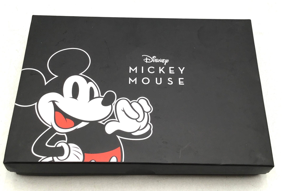 Disney Mickey Mouse ID Wallet Holder &amp; Mickey Hand Keychain 2-Piece Gift Set