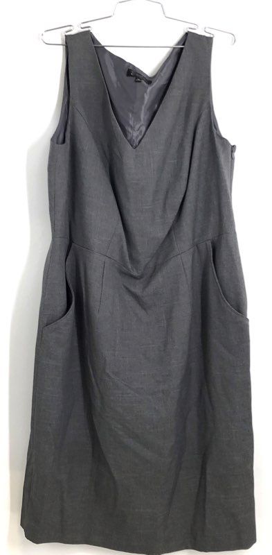 Emily Women's Gray 2pc Jacket Dress Set Textured Plus Size 14W NWT
