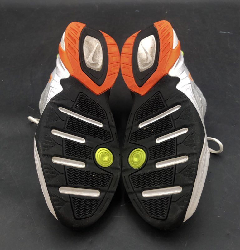 Nike M2K Tekno White Black Orange Volt Men's Sneakers Size 8.5