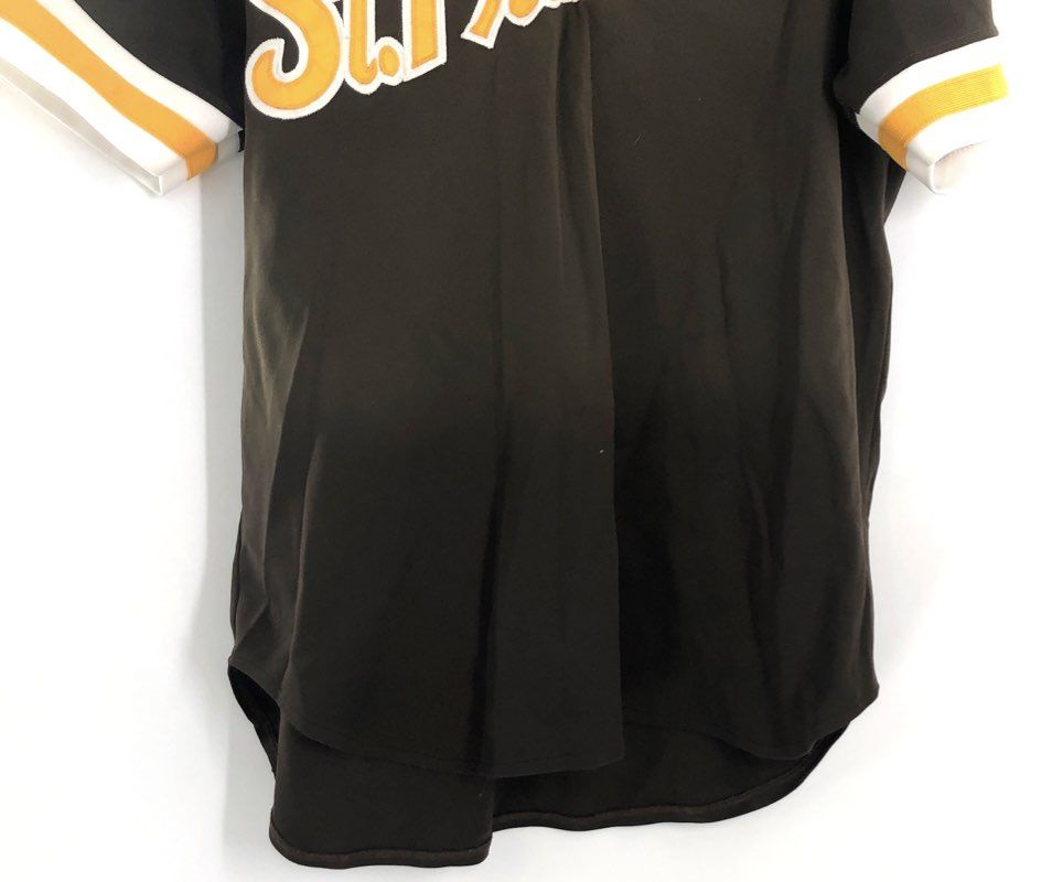 Vintage 80s Van Ginkel's Men's Brown St. Francis Baseball Jersey Henley Sz L