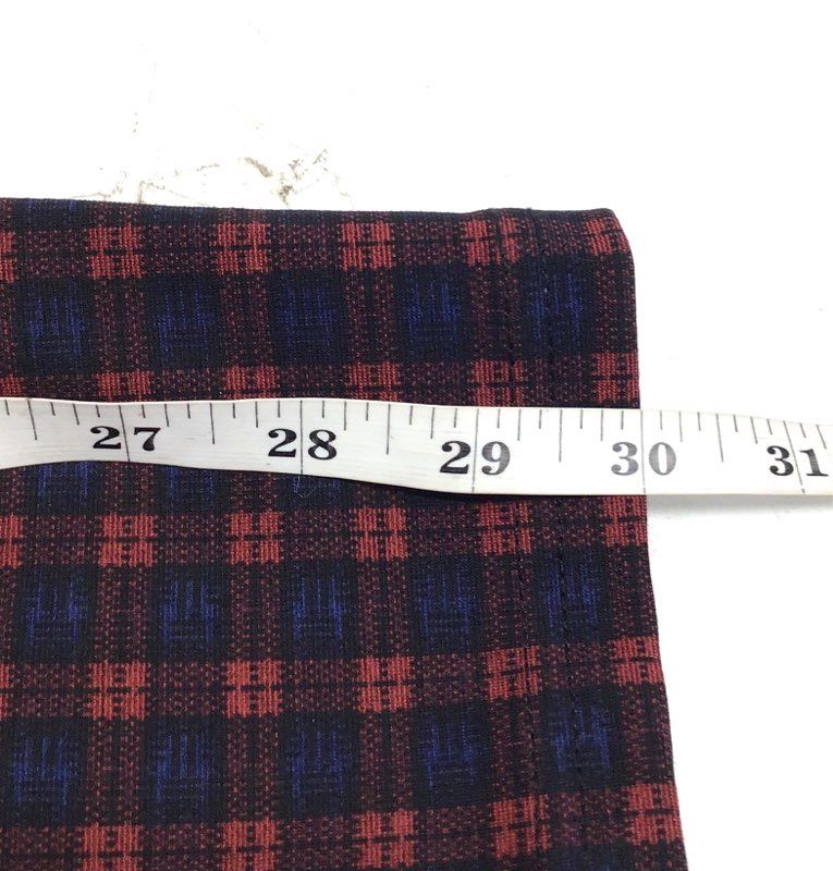 Sanctuary Women's Red Blue Plaid Skinny Pants Sz S NWT