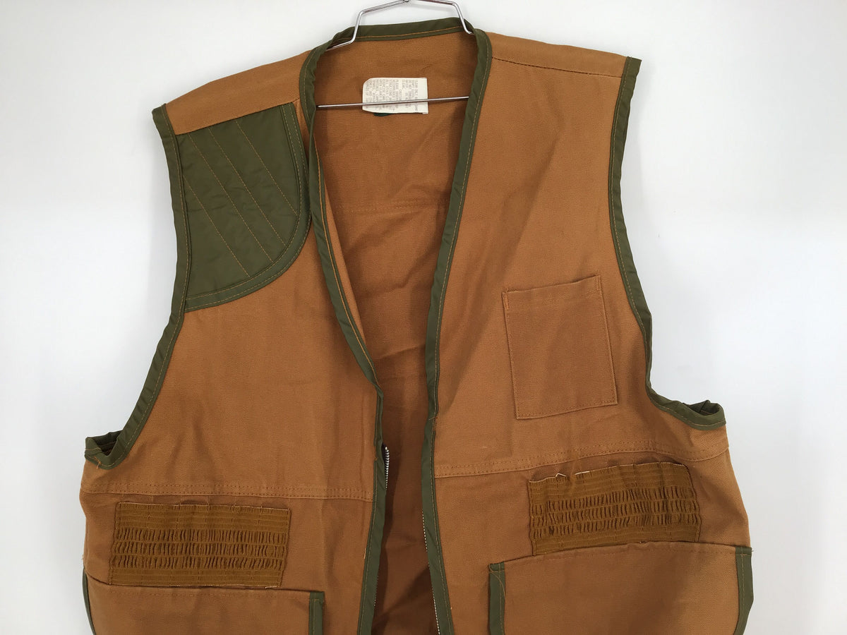 Saftbak Men&#39;s Brown Cotton Hunting Vest - Size Large(42-44)