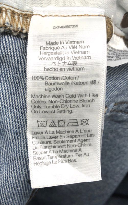 Madewell Women's Relaxed Mid-Length Denim Shorts Blue Raw Hem Size 25