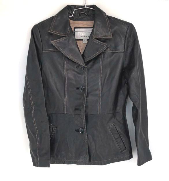 Wilsons Leather Maxima Women's Black Jacket - Size S