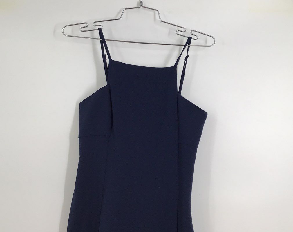 NWT BCBGeneration Women&#39;s Navy Blue Spaghetti Strap Mini Dress - Size 2