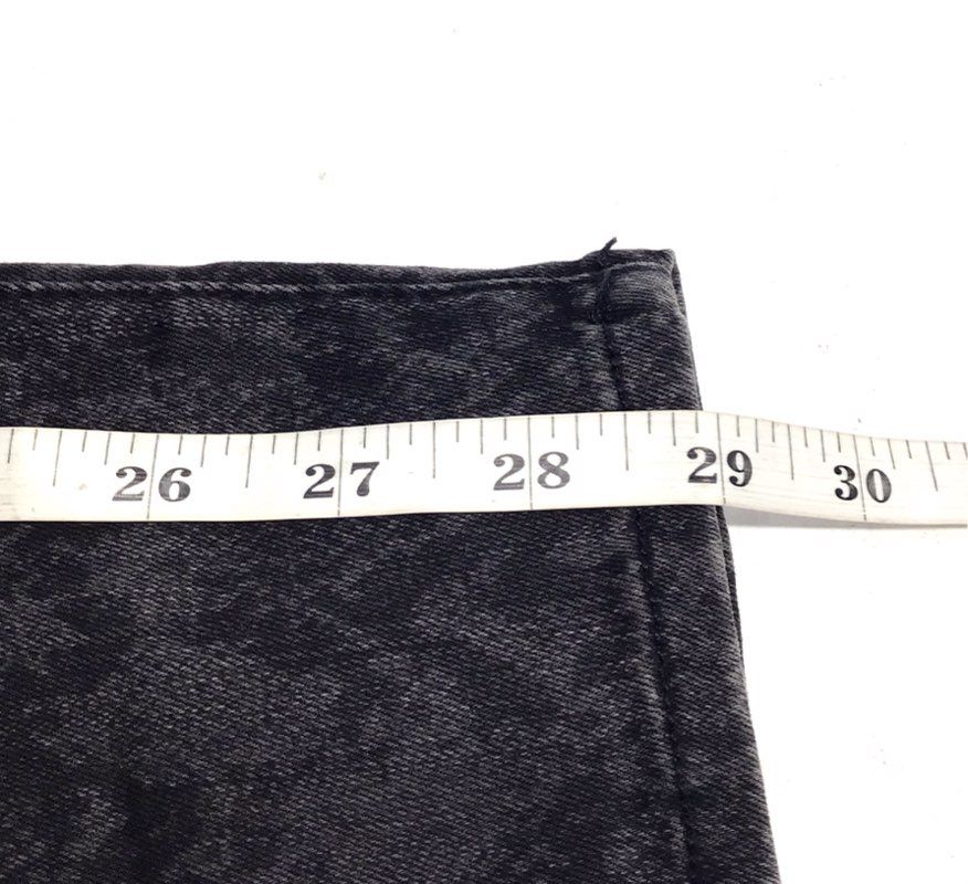 FRAME Women's Black Gray Snakeskin Animal Print Skinny Stretch Jeans Sz 28