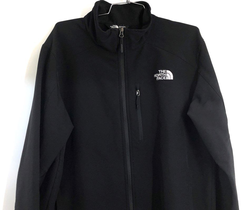 The North Face Men's Black Apex Bionic Softshell Full Zip Jacket Size L