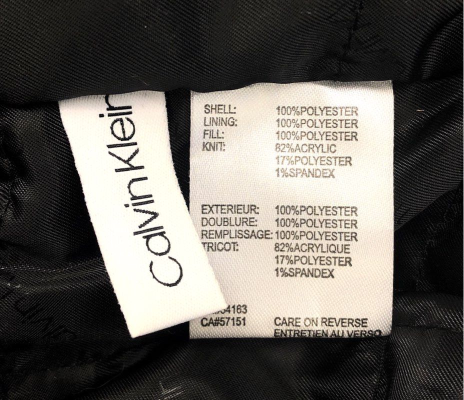 Calvin Klein Men's Olive Green Full Zip Harrington Bomber Jacket Size L