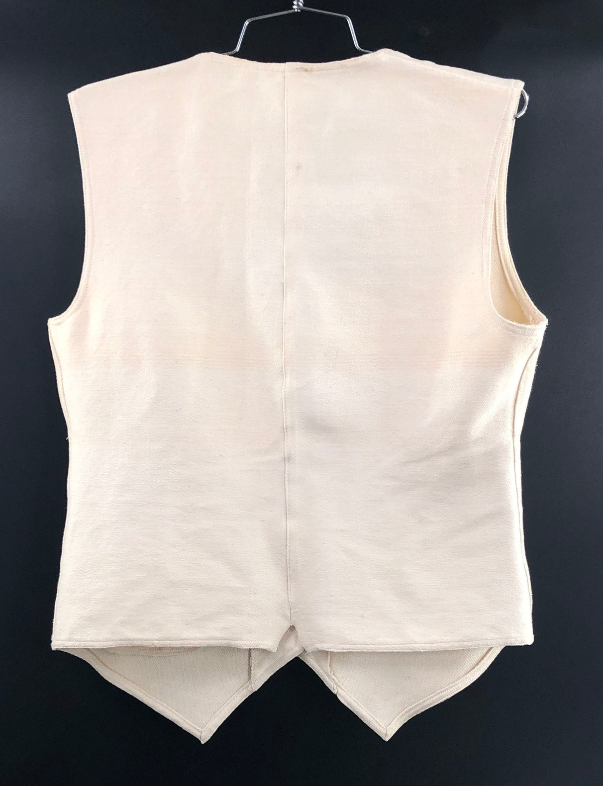 Brenda Kett Women's Ivory Cream Textured Five Button Waistcoat Vest