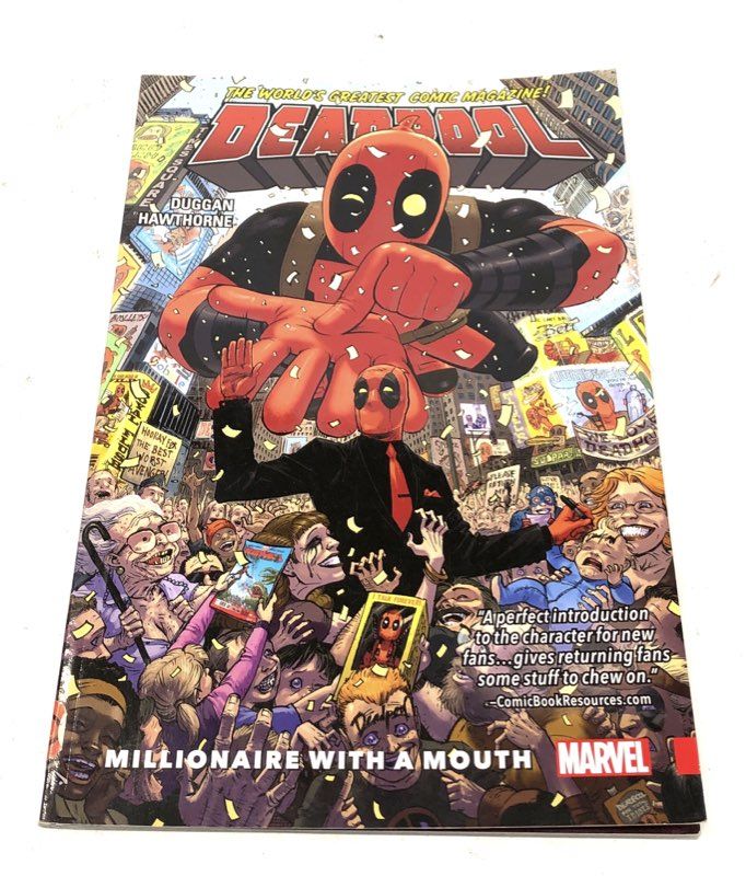 Marvel Graphic Novel Lot Deadpool Avengers Stan Lee Modern Age 6 Books
