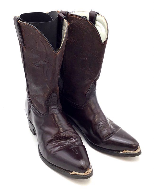 Vintage 90s Durango DB655 Brown Leather Western Cowboy Boots Size 12EE
