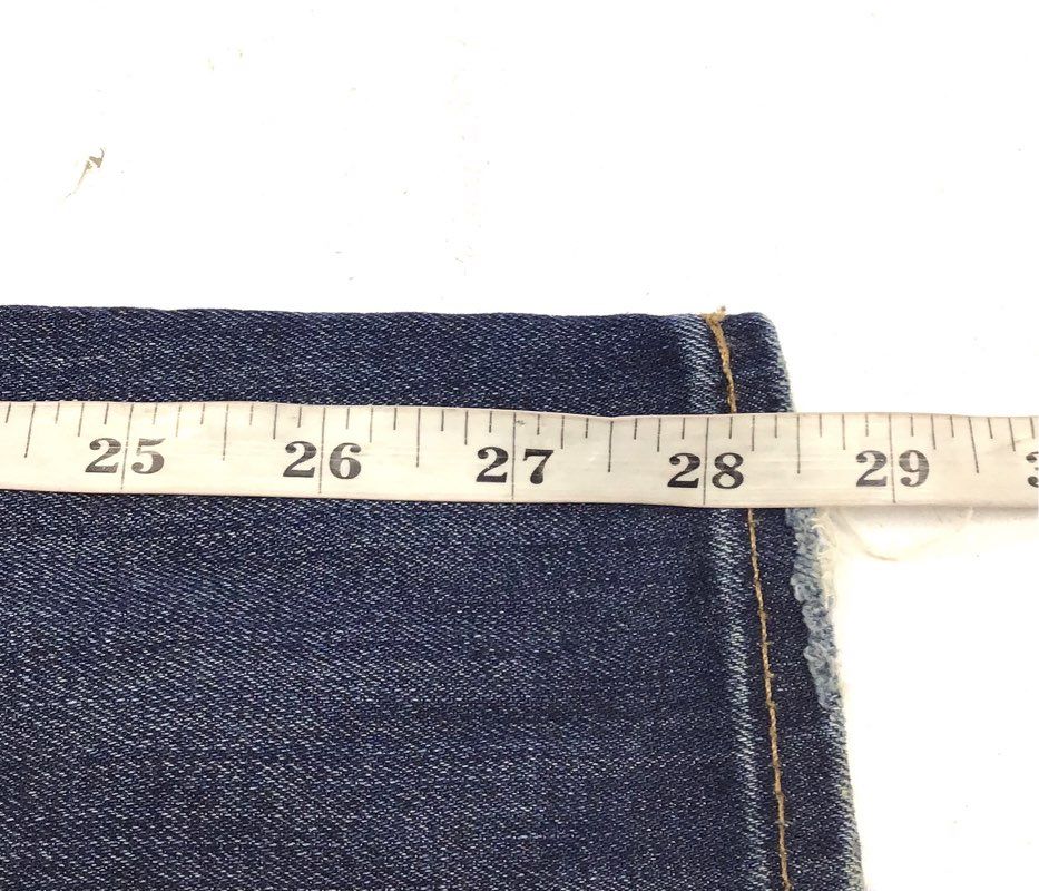 Madewell Women's 9" High-Rise Skinny Jeans Blue Distressed Sz 27