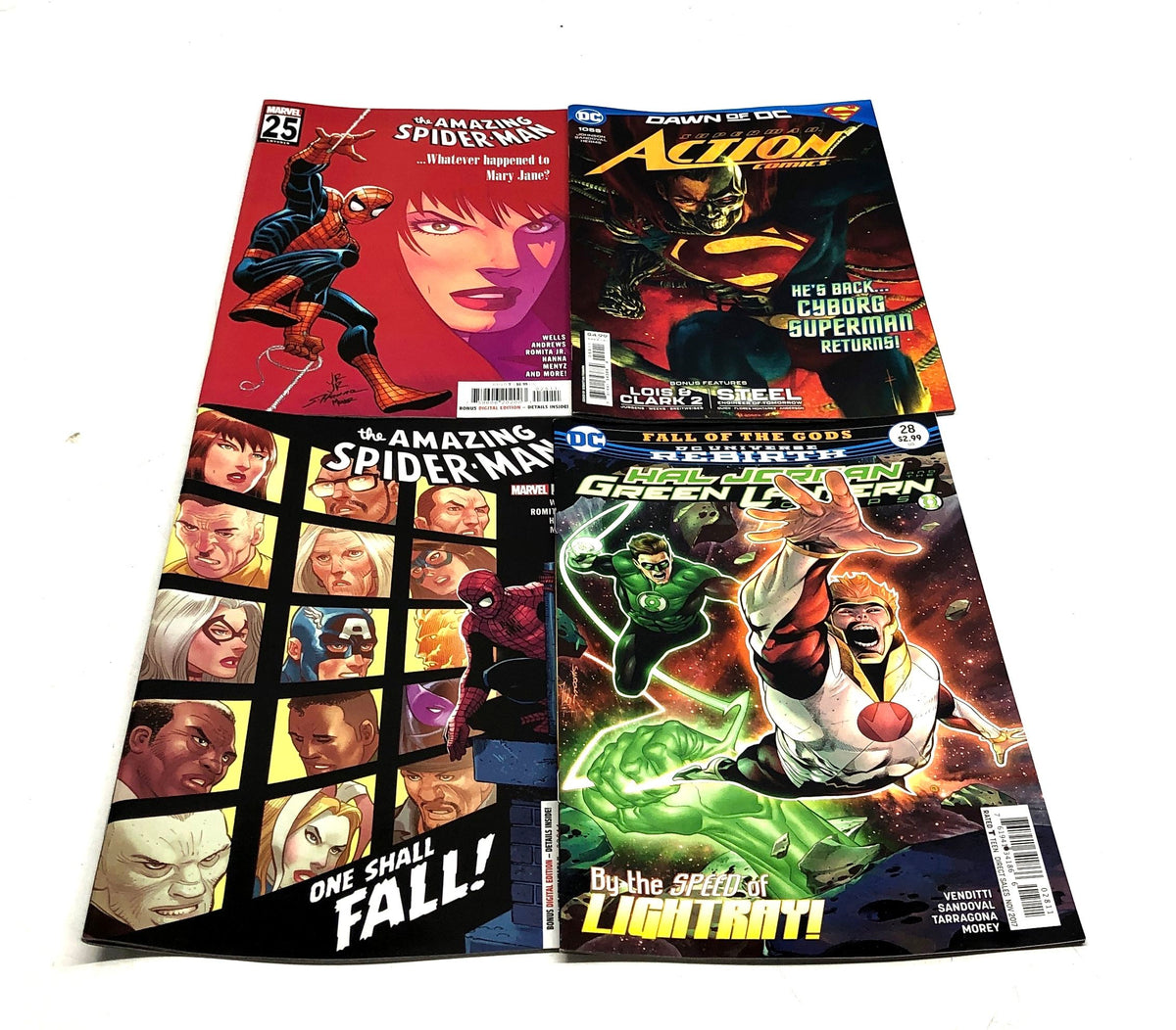 Marvel DC Comic Book Lot Modern Age Superhero 21 Comics Spider-Man Superman