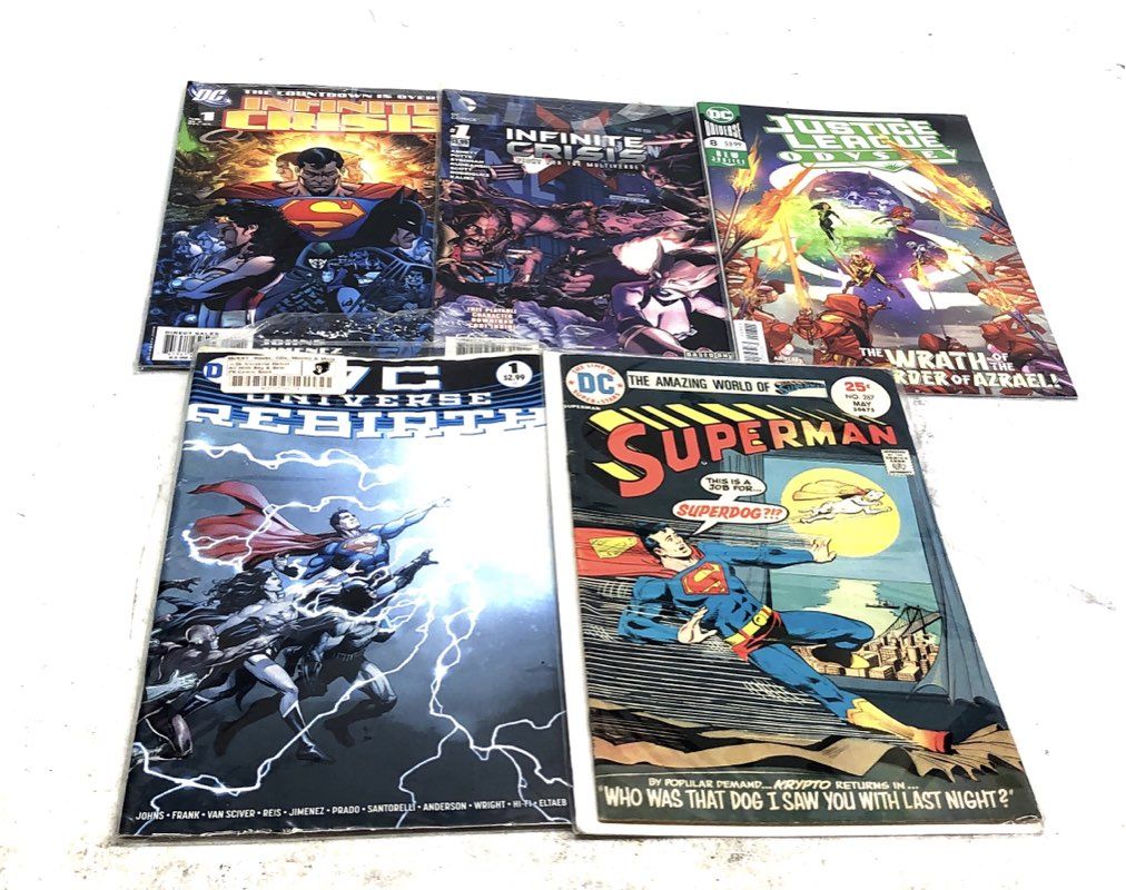 DC Comics Bronze Modern Age Superhero Lot Approximately 25 Comics