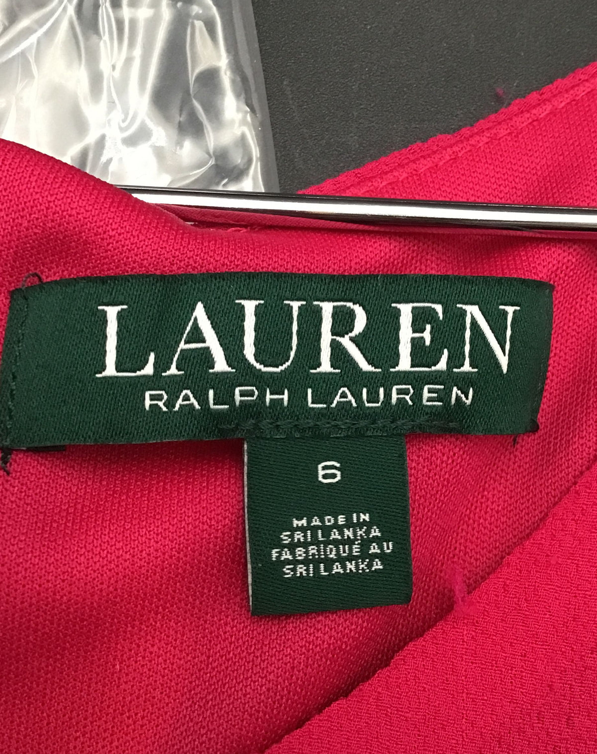 NWT Lauren Ralph Lauren Women&#39;s Pink A-Line Dress - Size 6