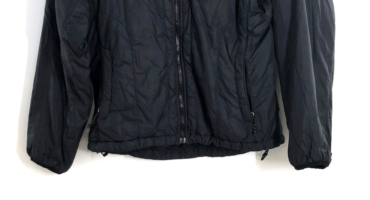 The North Face Women's Black PrimaLoft Insulated Quilted Full Zip Jacket Sz S