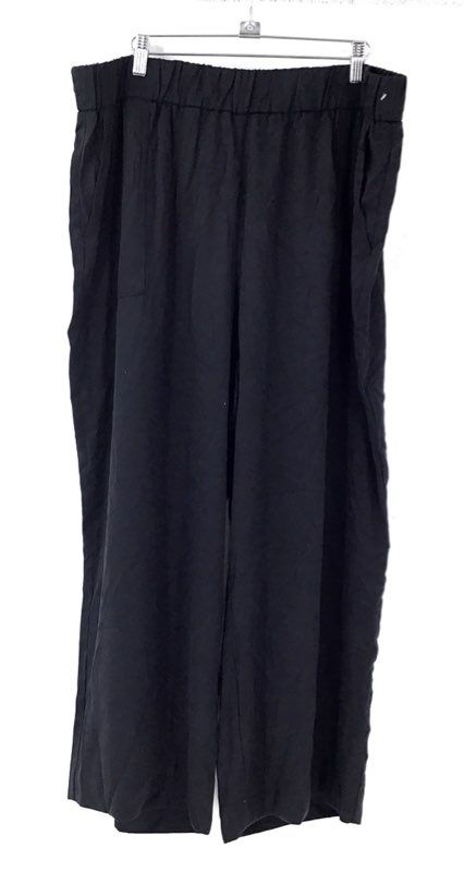 NWT The Limited Women's Black Wide-Leg Trouser Pants - Size 2X