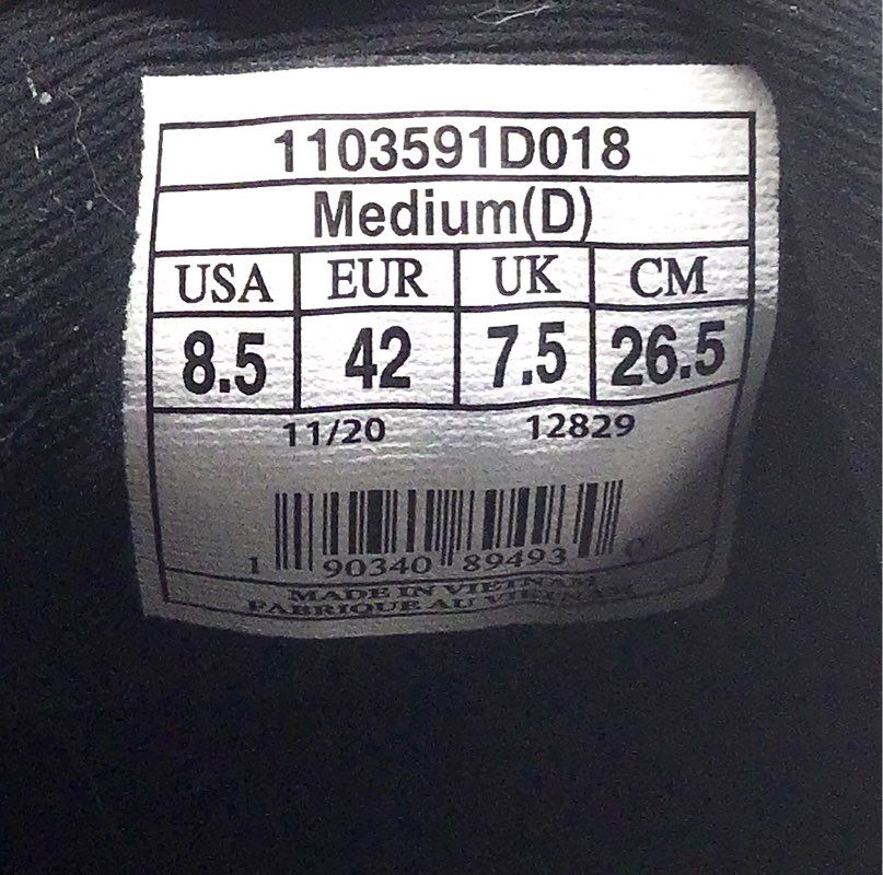 Brooks Launch GTS 9 Black Blue Running Shoes Men's Size 8.5 D