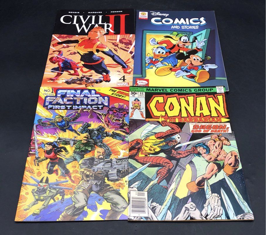 Large Comic Book Lot Star Wars Batman Conan Marvel DC Vintage & Modern Mix