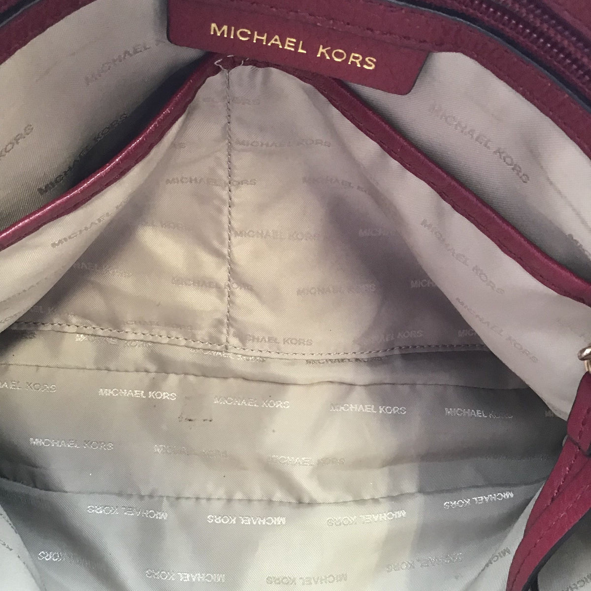 Authentic Michael Kors Luxury Leather Satchel Bag - COA Included