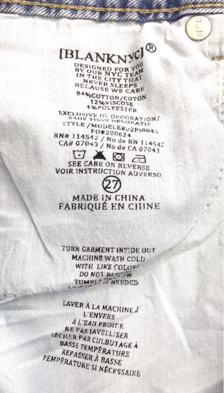 NWT Blanknyc Women's Light Blue Denim Maxi Skirt - Size 27