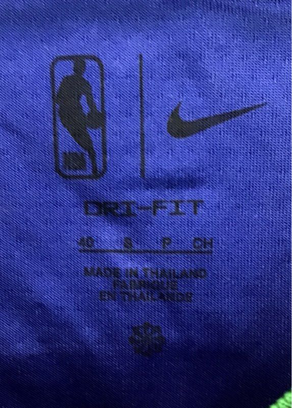 Nike Men's Luka Doncic Dallas Mavericks Swingman Jersey Blue Green Sz S NWT