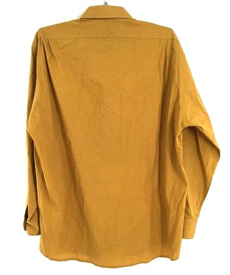 Givenchy Monsieur Men&#39;s Gold Button-Up Shirt - Size 16.5 With COA