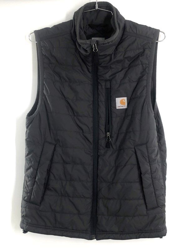 Carhartt Men's Gilliam Vest Shadow Gray Quilted Insulated Nylon Workwear Sz S