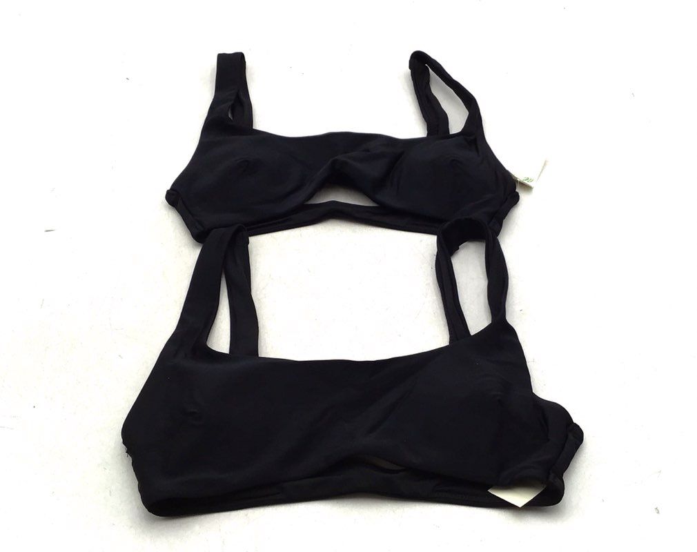 NWT Aerie Women&#39;s Black 6-Piece Swimwear Bikini Top &amp; High Cut Cheeky - Size XS