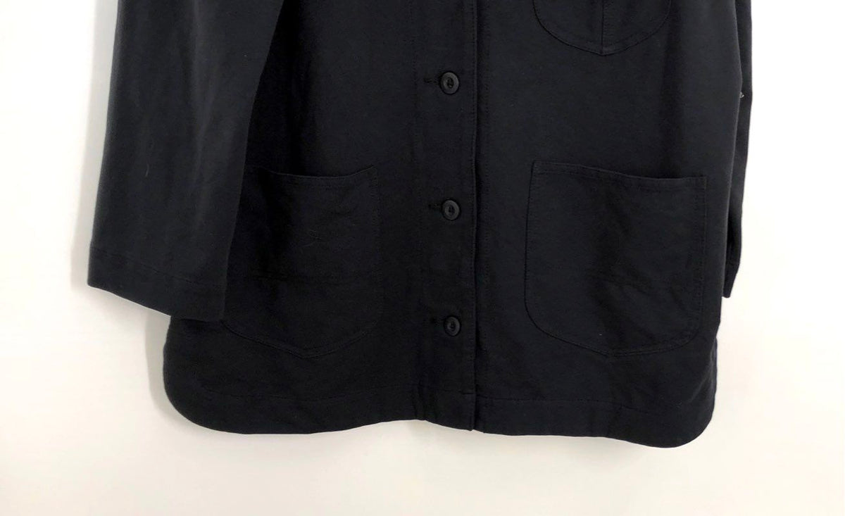 Lee Men's Black Unionall Stretch Workwear Chore Shirt Jacket Size L NWT